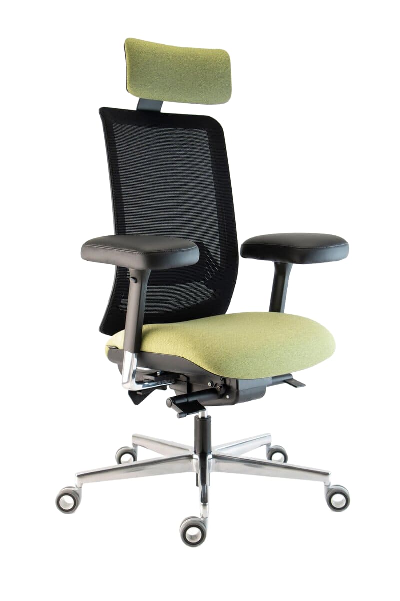 Fauteuil haut dossier résille + têtière - Wi-Max Ergo