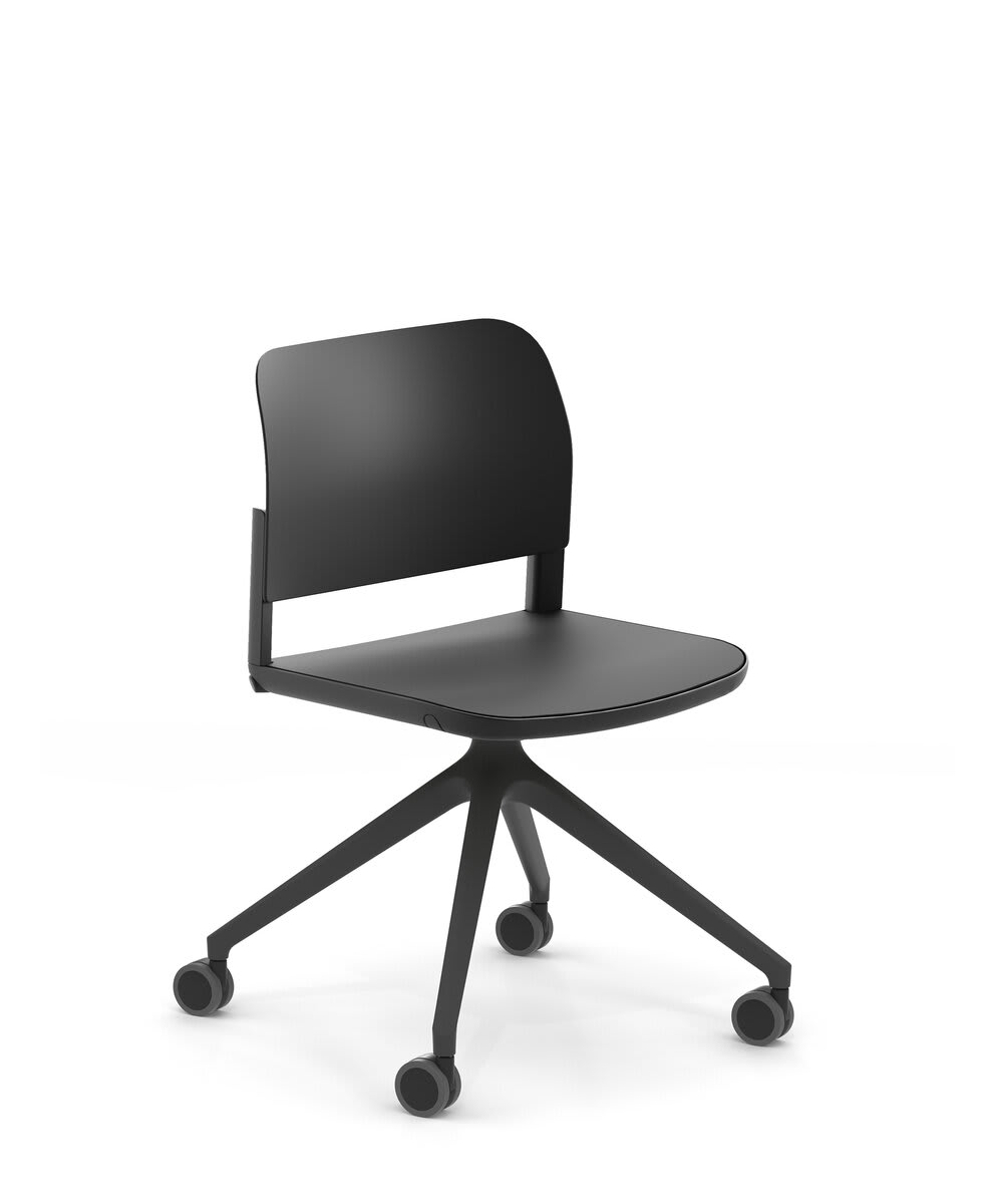 Siège giratoire, assise et dos PP - Adio