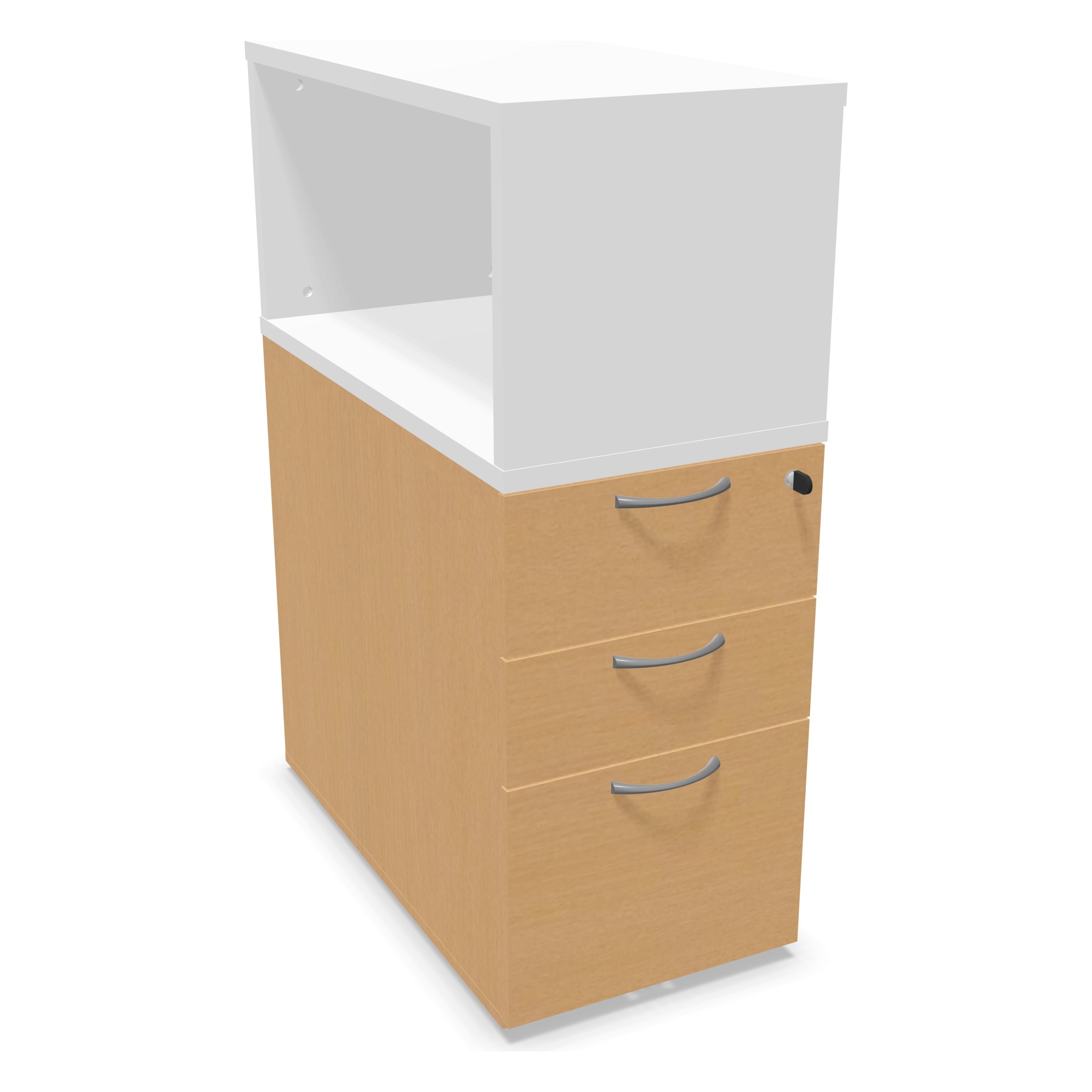 Caisson hauteur bureau avec Top box - Comfort