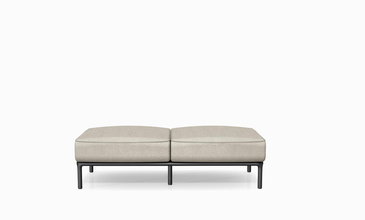 Banc 2 places (2 poufs) - Rhune