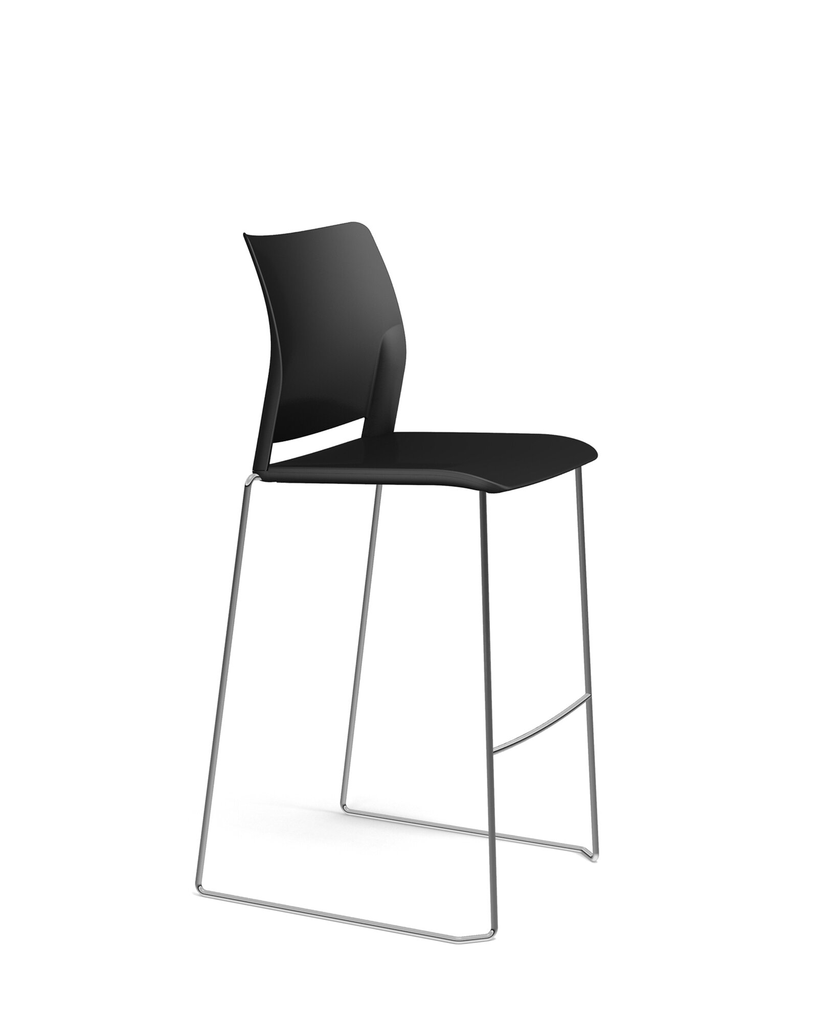 Tabouret pieds traineau - Adela