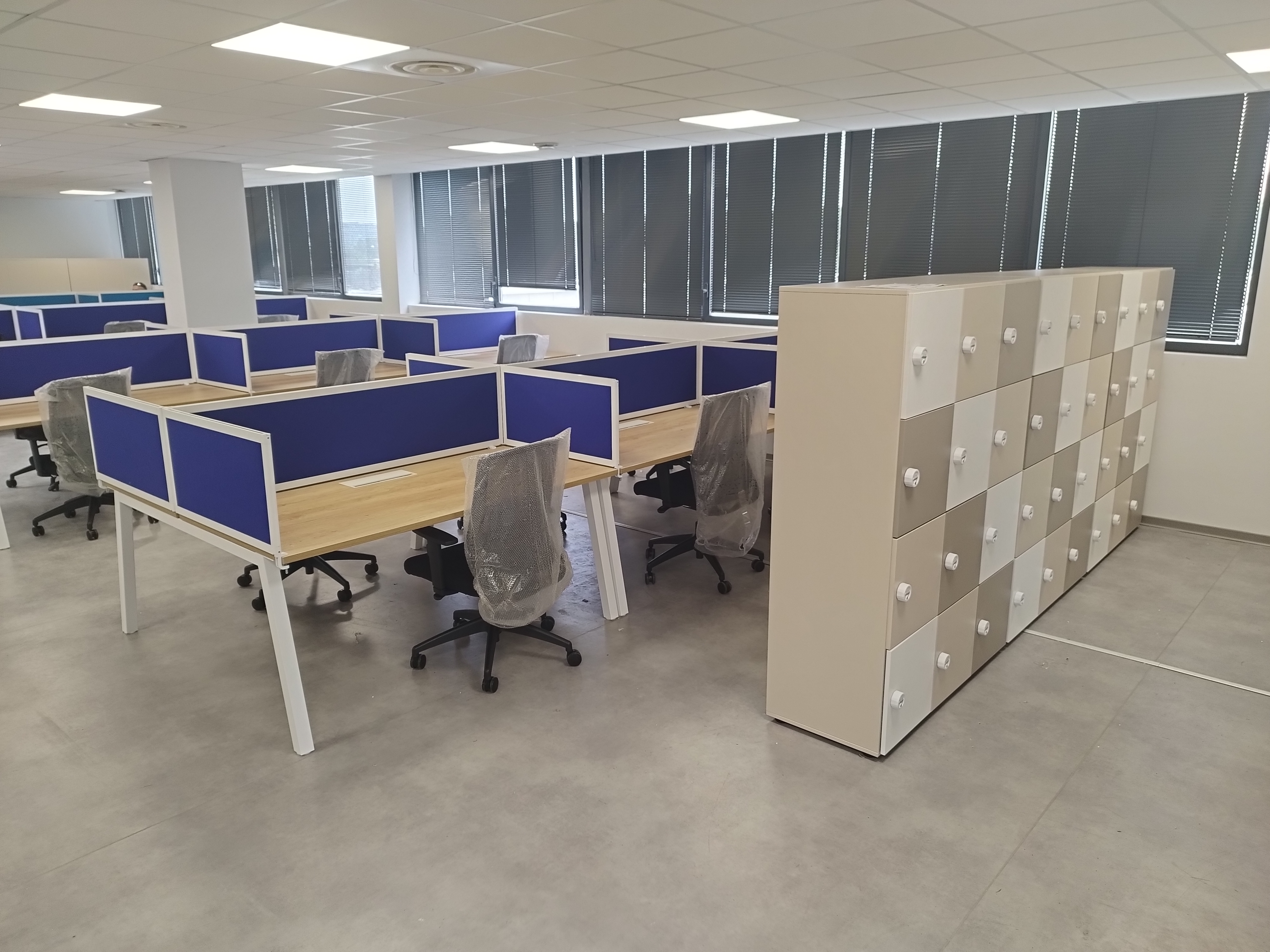 Aménagement open space - bureaux direction - salle de réunion