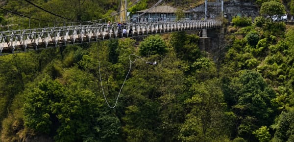 Bungee Jumping in Sikkim