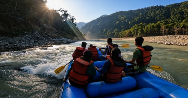 Teesta River Rafting in West Bengal
