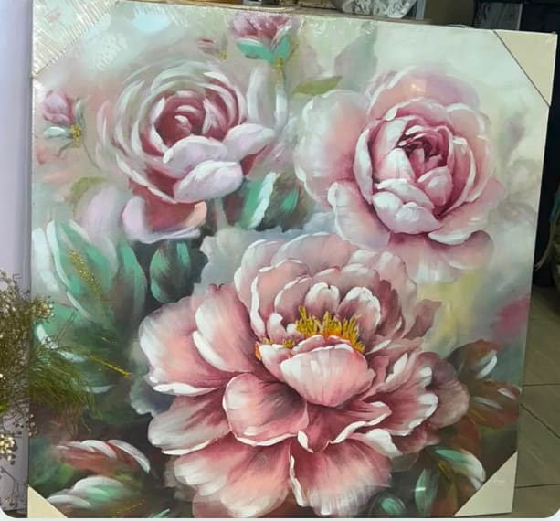 Tableau pivoines roses — photo 1 sur 1