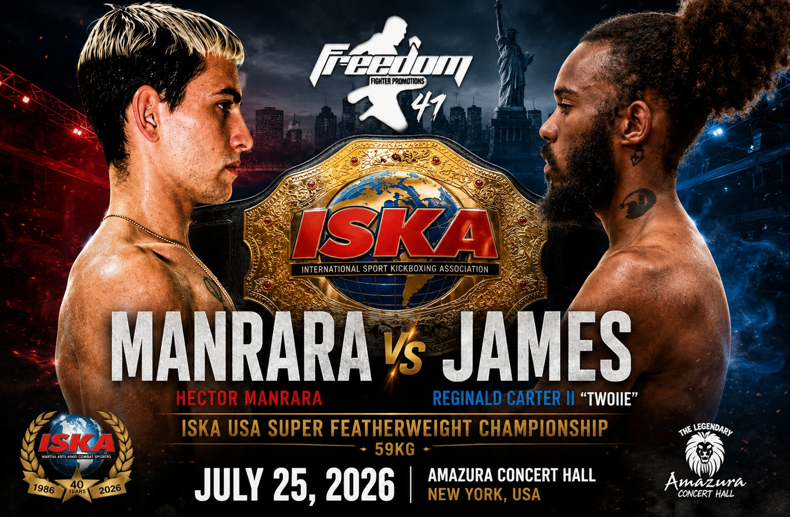 ISKA USA Championship Set for Freedom 41