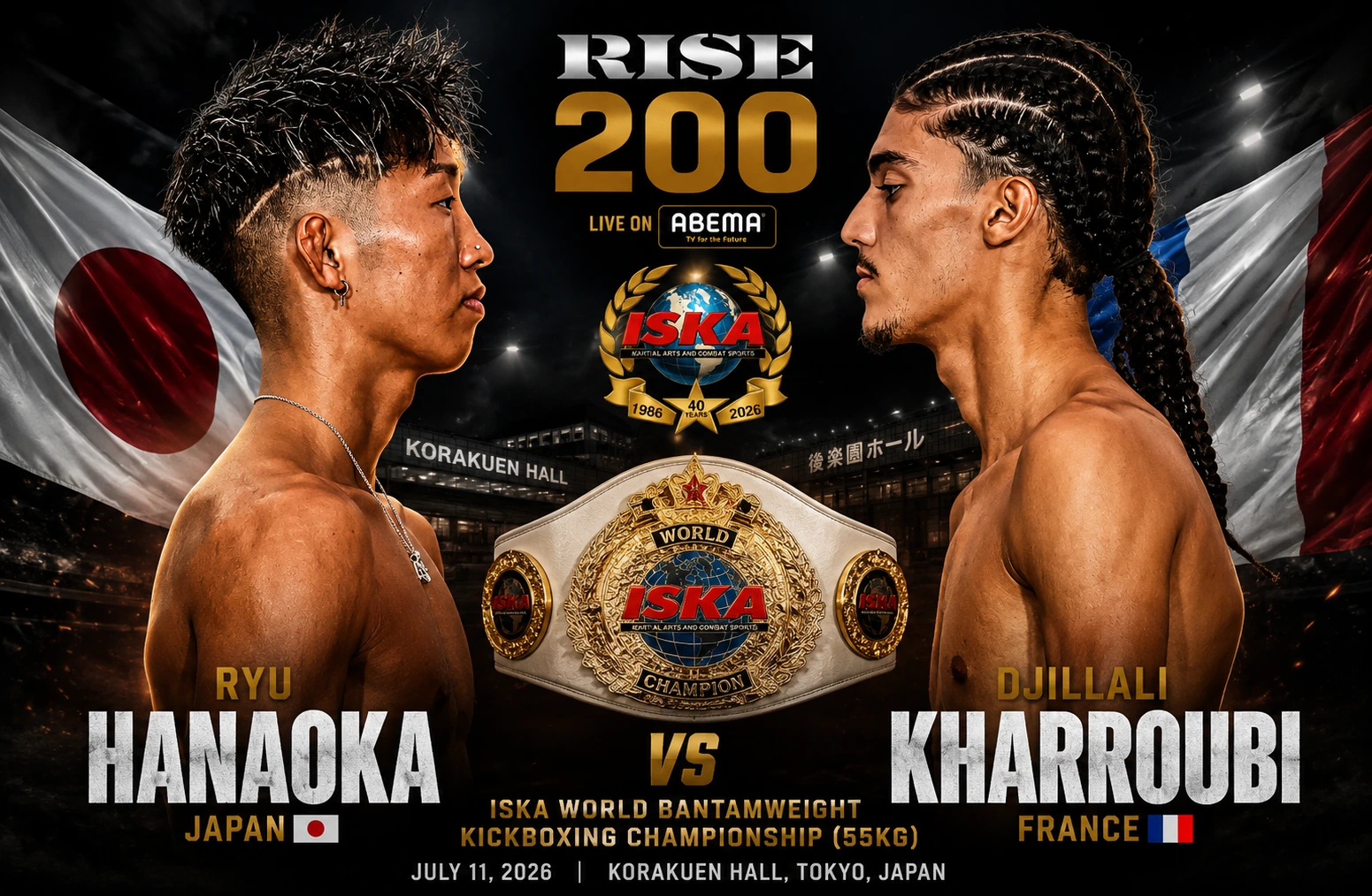 ISKA World Title Fight Officially Set for RISE 200