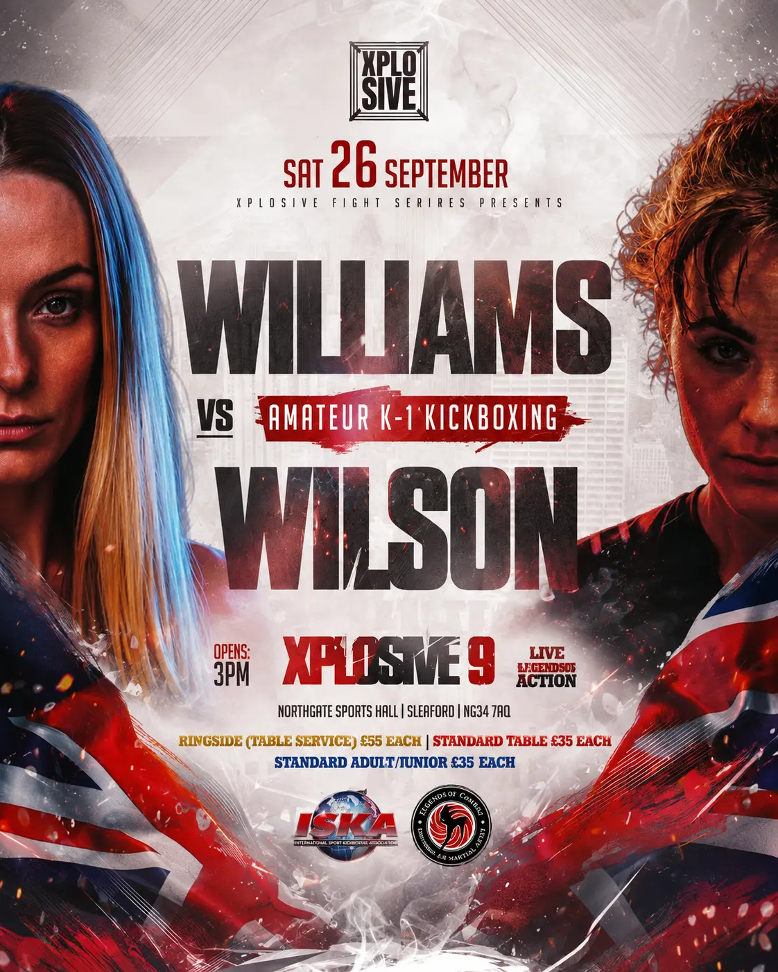 Xplosive Fight Series Williams vs Wilson Xplosive Fight Series Williams vs Wilson