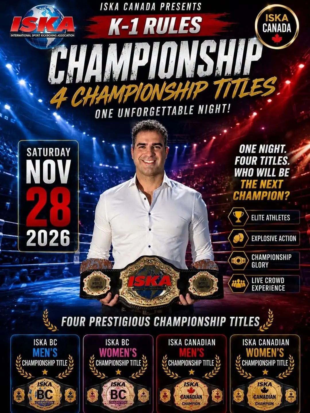 ISKA Canada K-1 Rules Championship