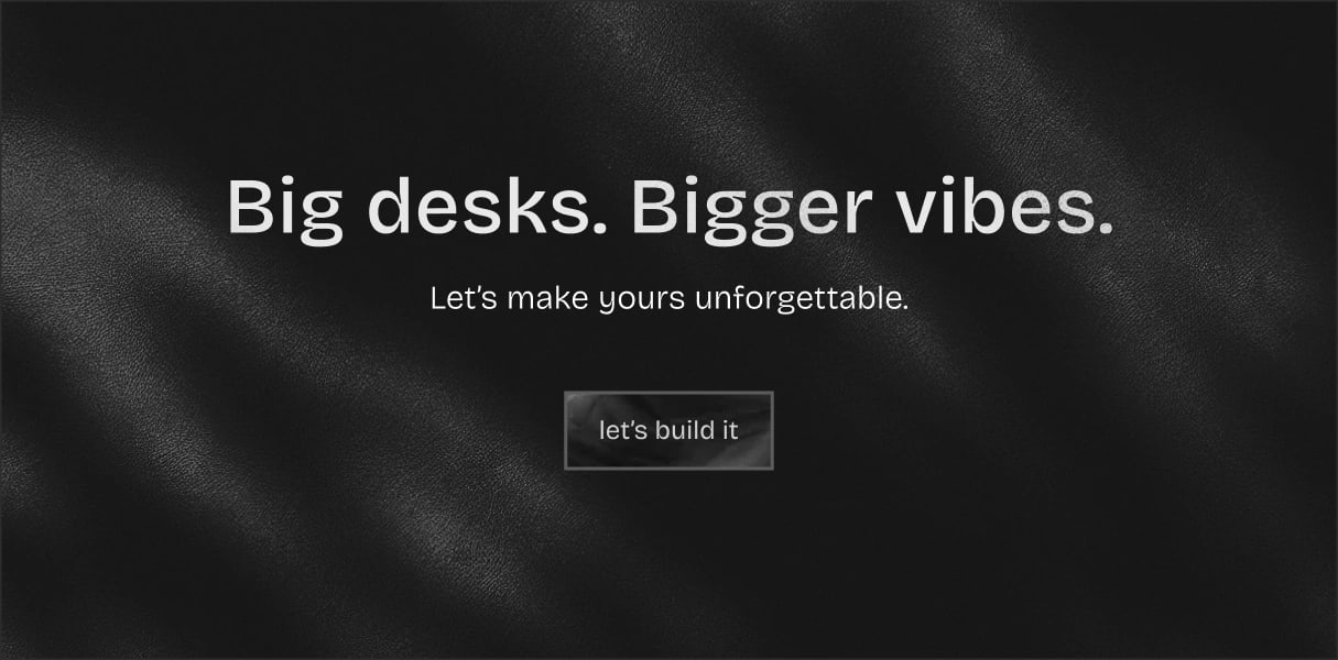 tablet section of a dark-themed call to action section with bold headline, subtext, and a centered button for user engagement