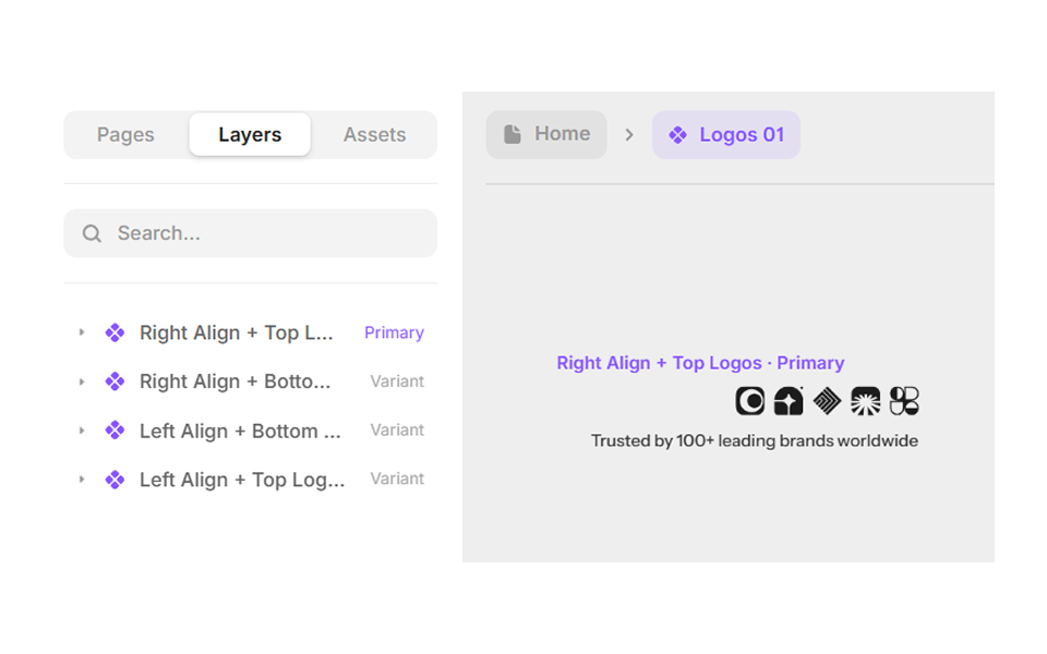 Unlinked Component added as a separate version inside Framer project