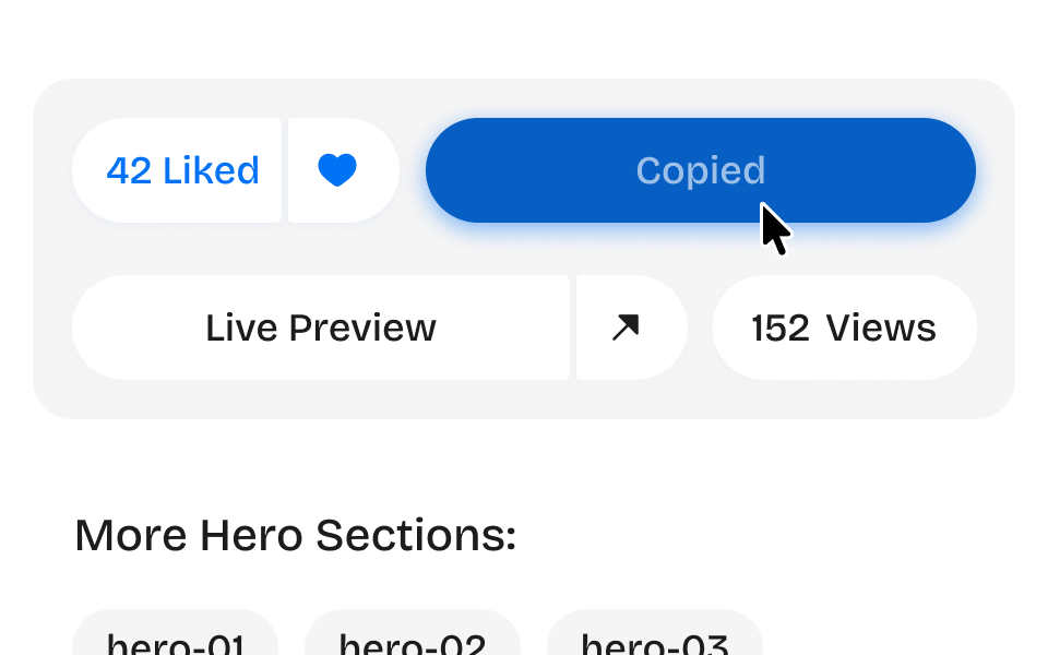 Confirmation message after Copying a Section from figma2framer.com preview page