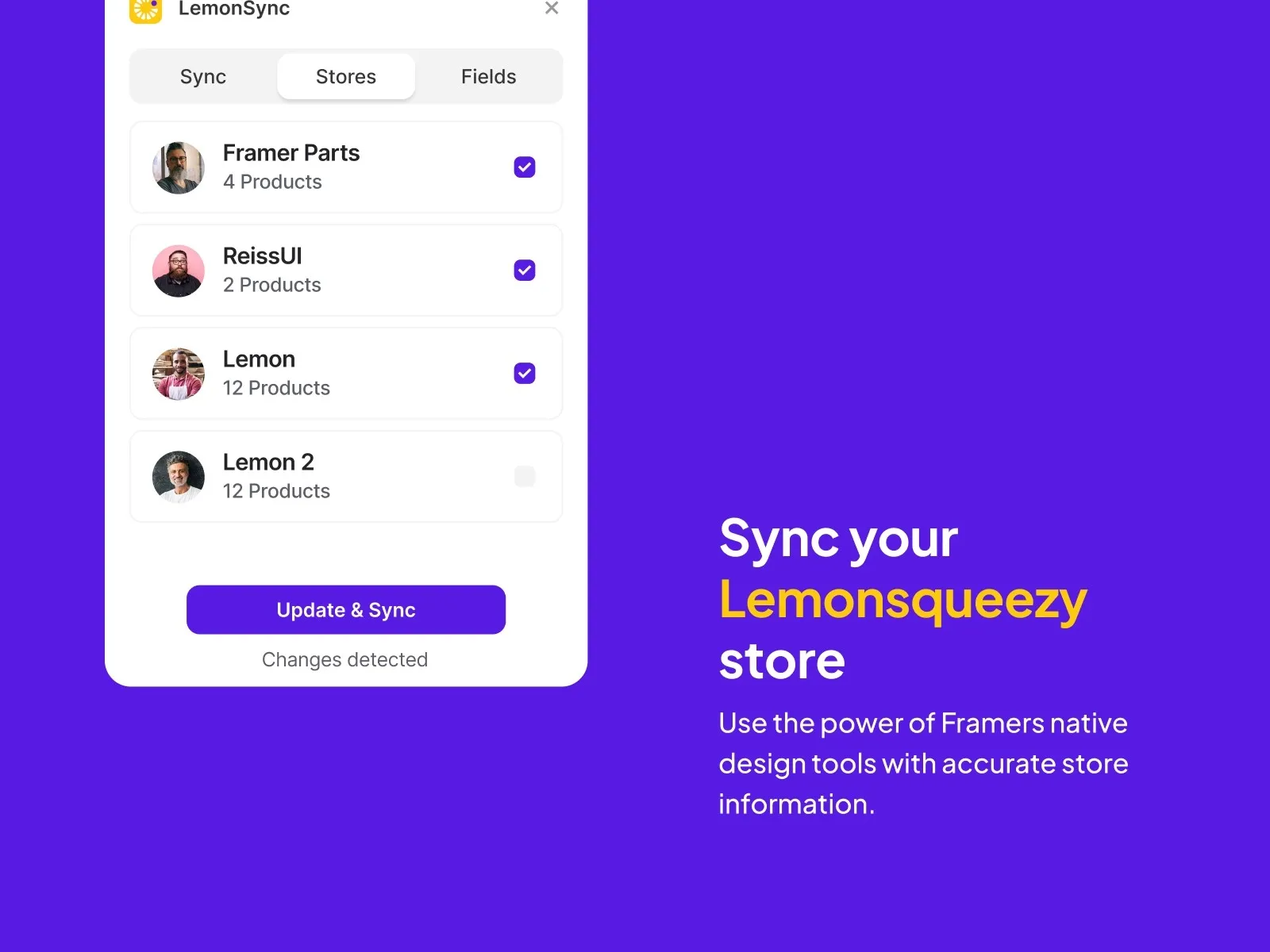 framer plugin lemonsync