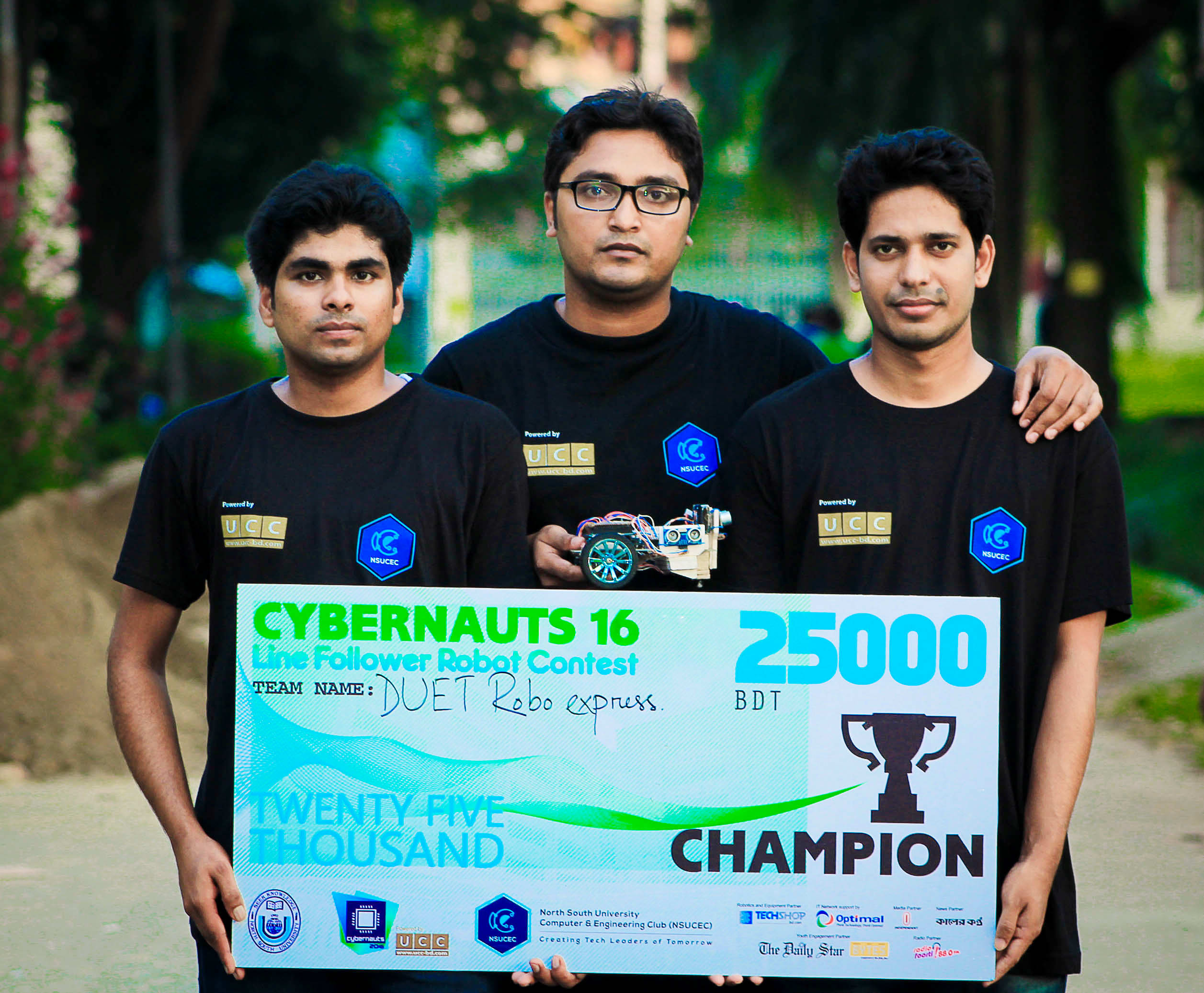 With my teammates after the competition