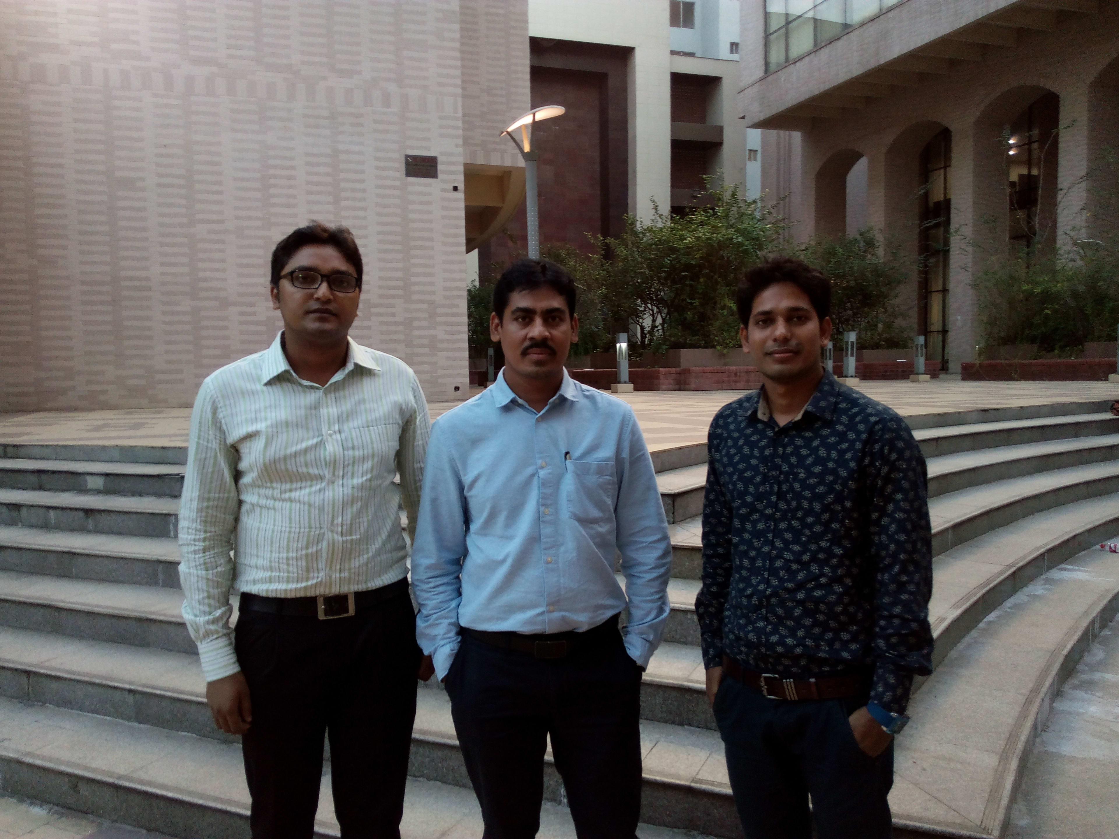 With our respected professors, who supported and guided our team