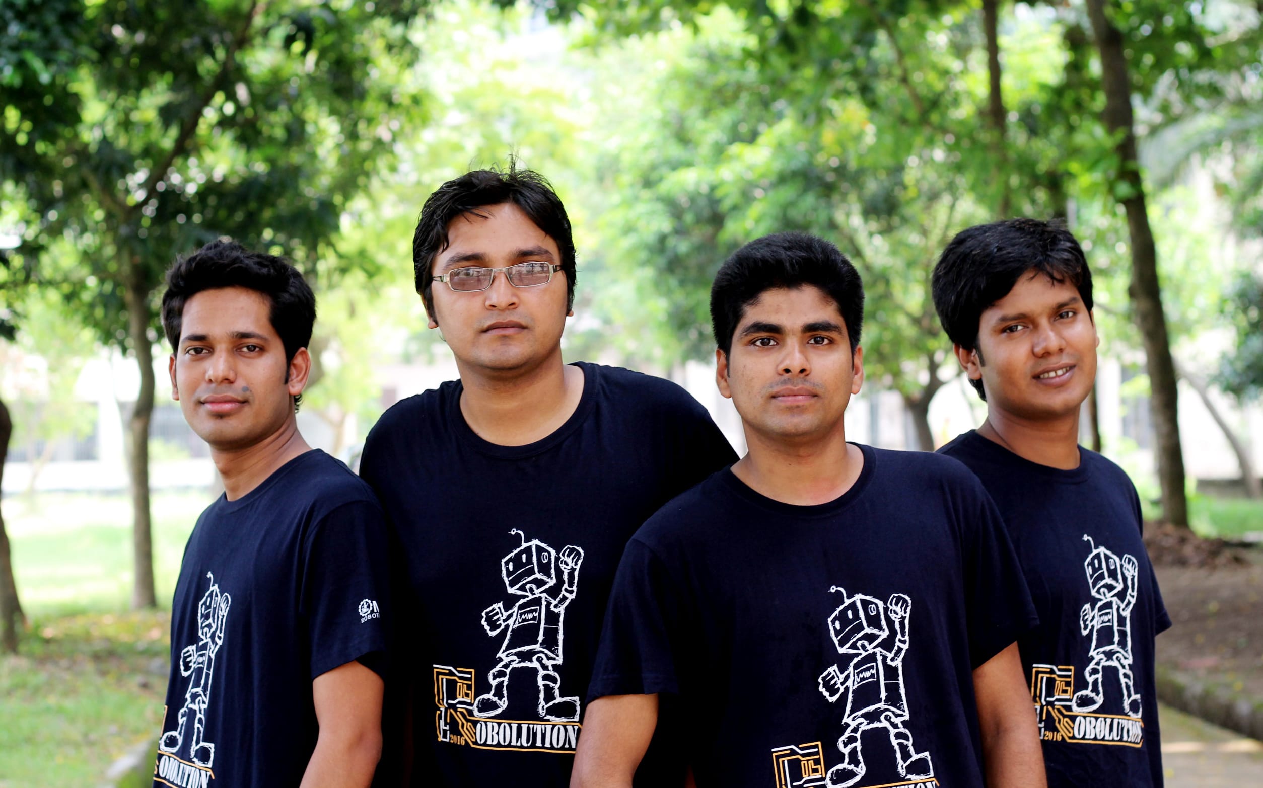 Team DUET Robo Express, champions of the Line Follower Race at ROBOLUTION 2016