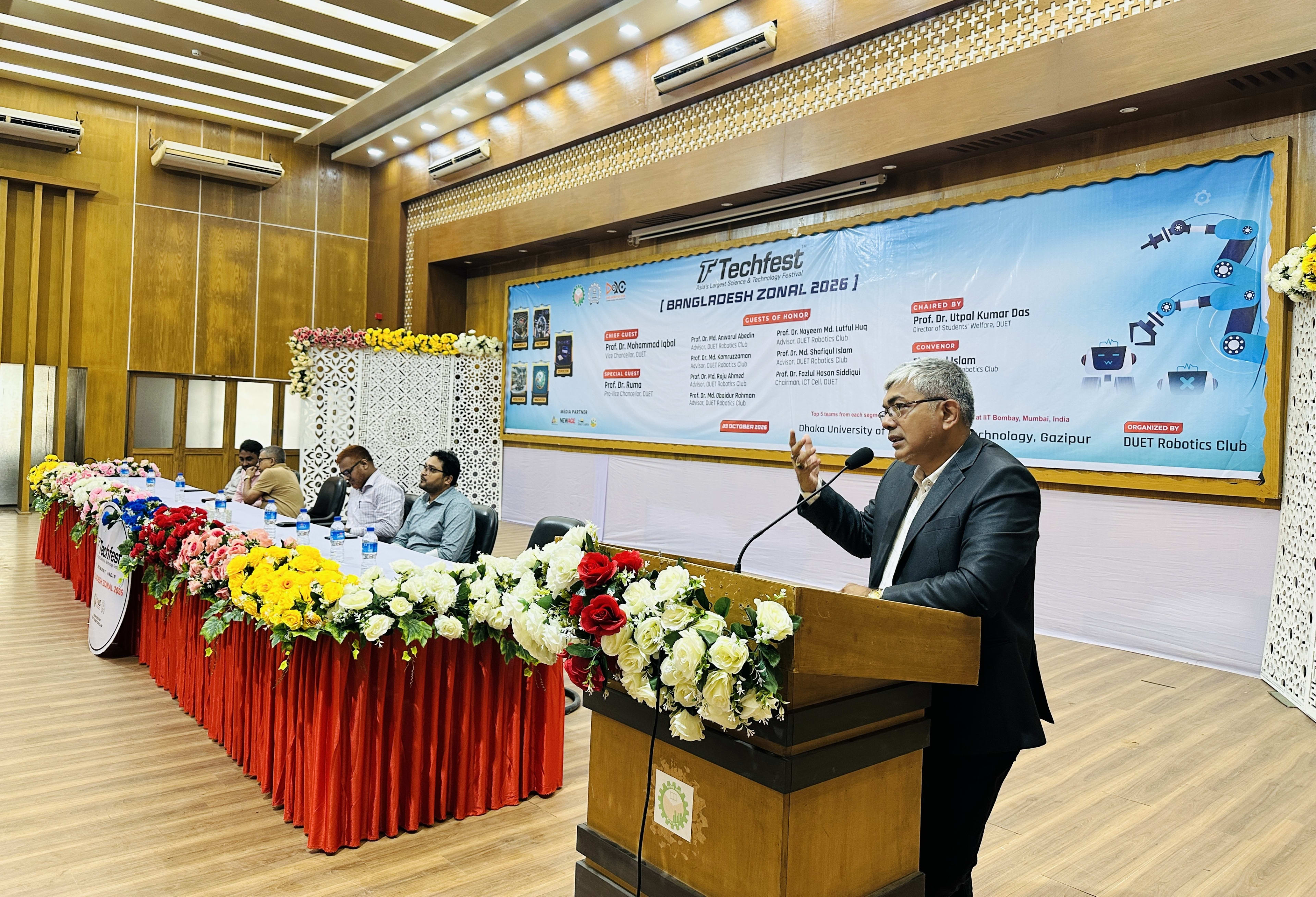 The Techfest Bangladesh Zonal 2026 ceremony at DUET, Gazipur