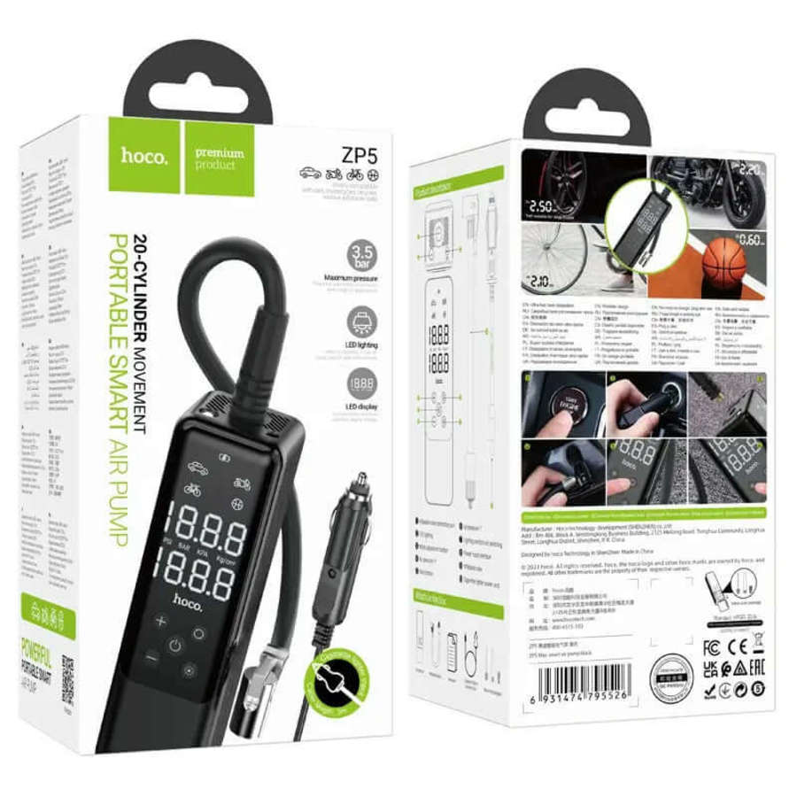 hoco. portable smart air pump premium product