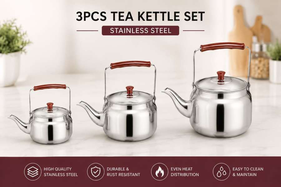 White Diamond tea kettle set