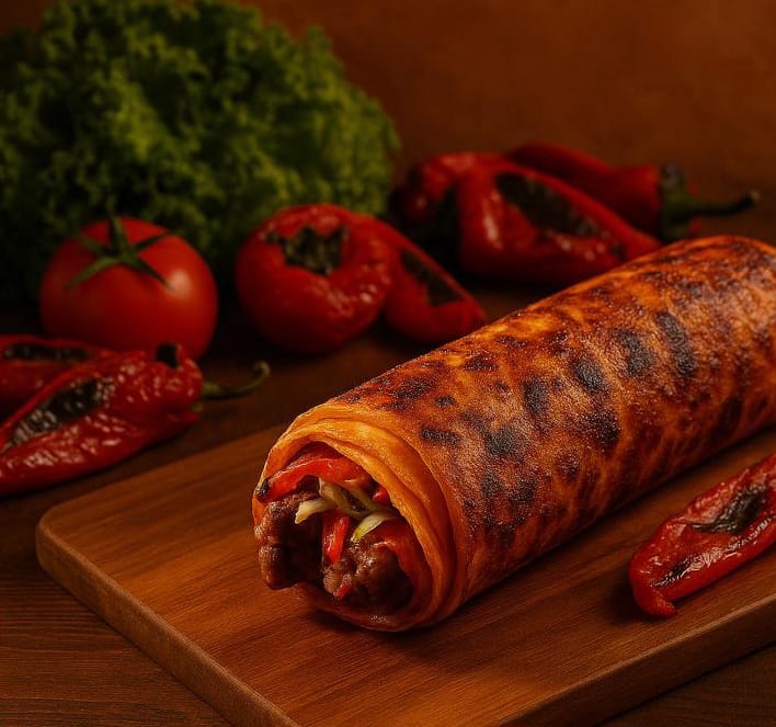Hatay Soslu Tavuk Dürüm (110 Gr.)