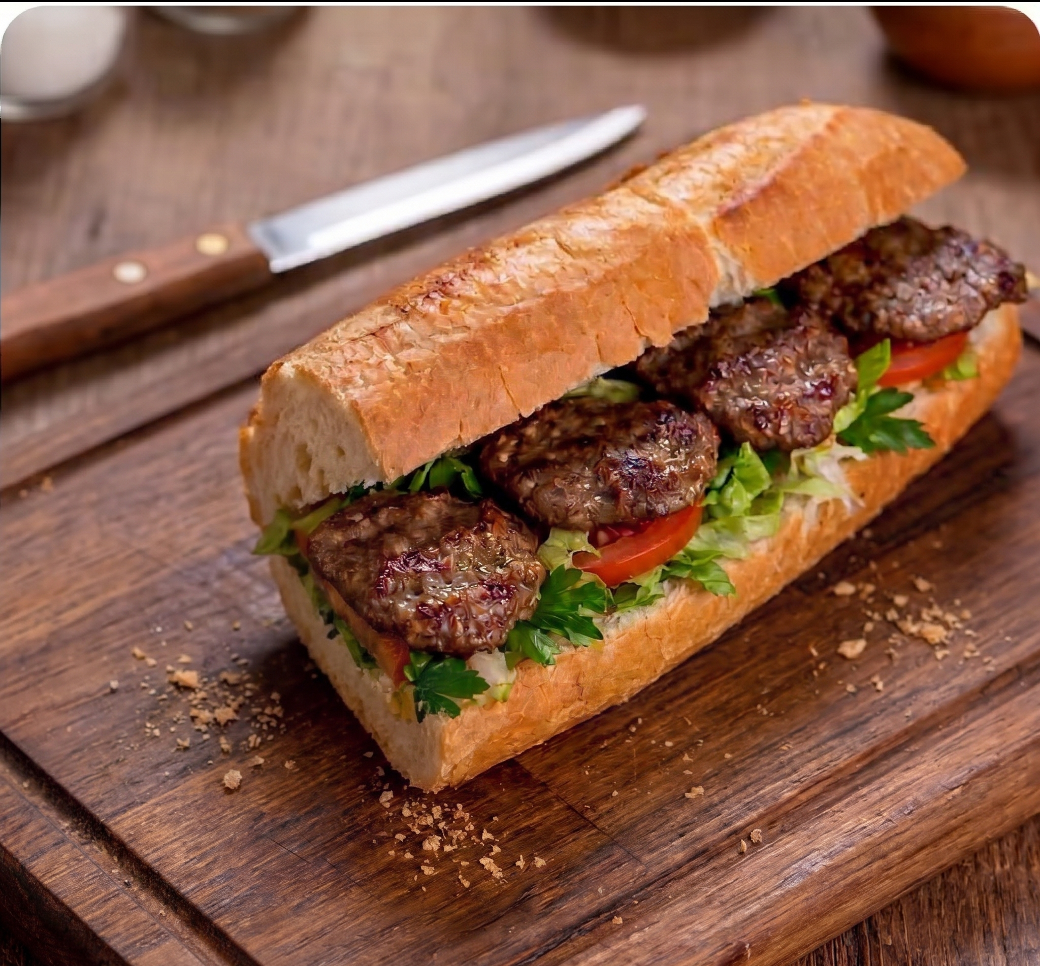 Üç Çeyrek Ekmek Arası Harbiye Köfte