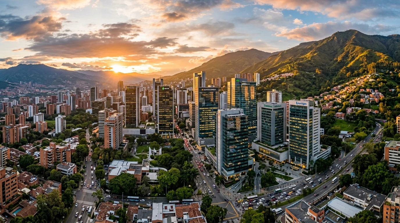 Panorámica financiera y empresarial de Medellín El Poblado - Asfinconsulting