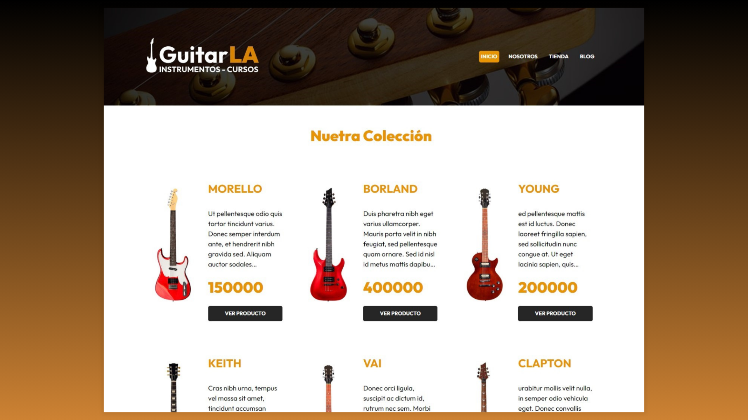 projet guitar la first