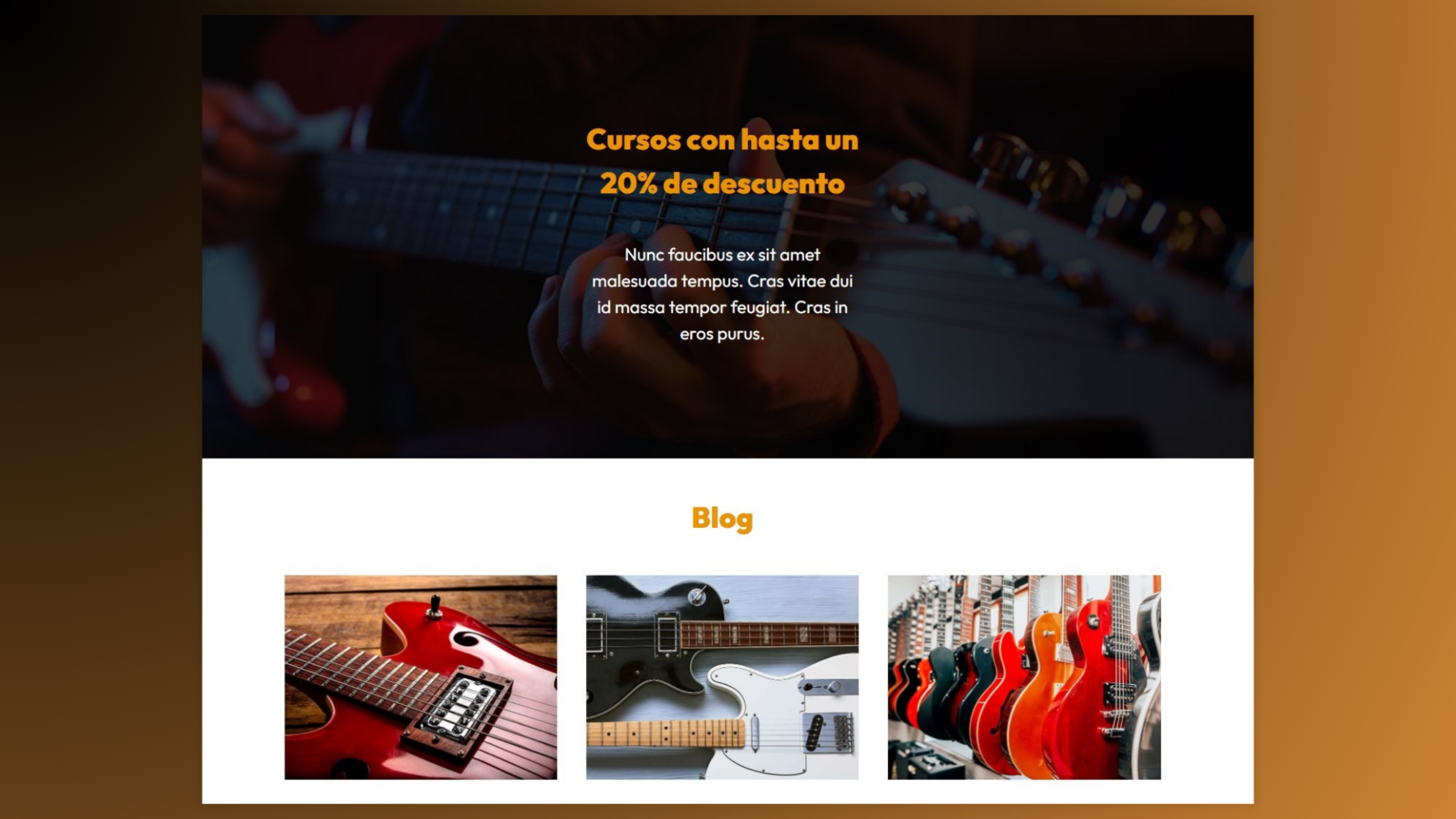 projet guitar la four
