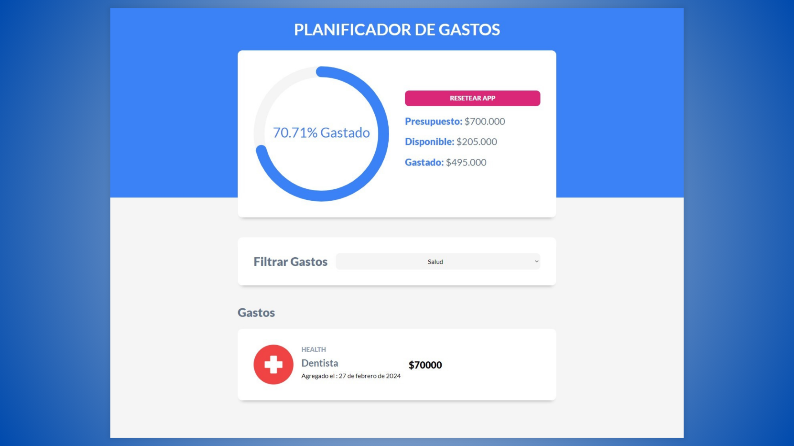 projet Cost Control