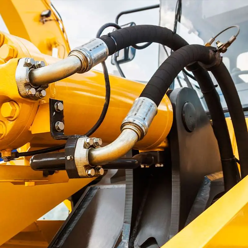 Acerca de nosotros Flexibles hidráulicos en tractor