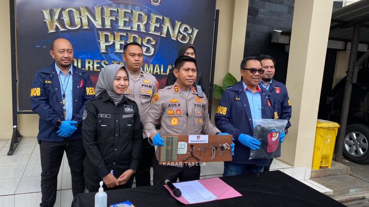 Polres Tasikmalaya berhasil membongkar sindikat pencurian kendaraan bermotor (curanmor) yang meresahkan warga di Tiga Kecamatan