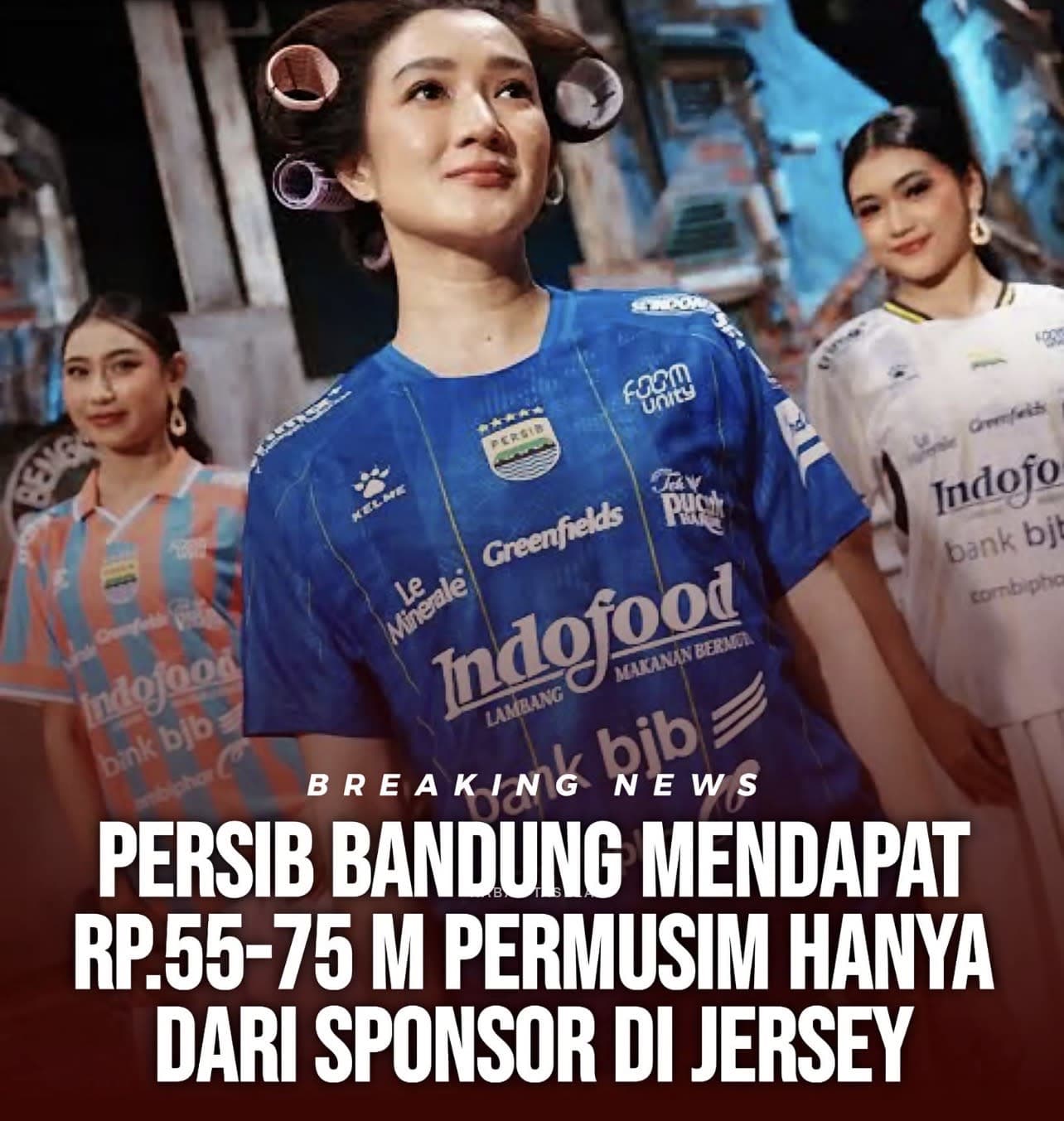 Viral di X! Estimasi Nilai Sponsor Jersey Persib Bandung Tembus Rp75 Miliar, Ini Rinciannya