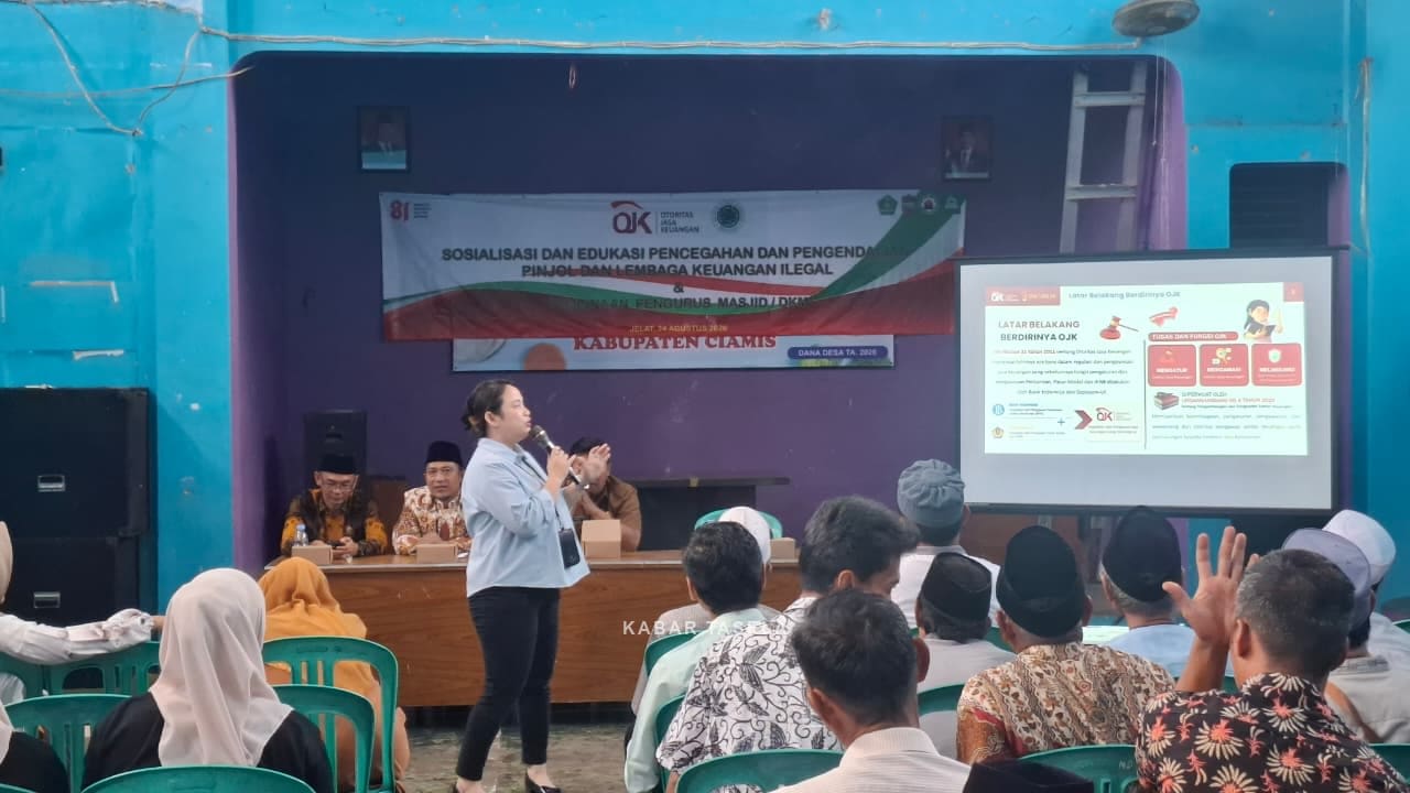 Sambangi Dua Desa di Ciamis, OJK Tasikmalaya Bentengi Warga dari Bahaya Pinjol Ilegal dan Judi Online