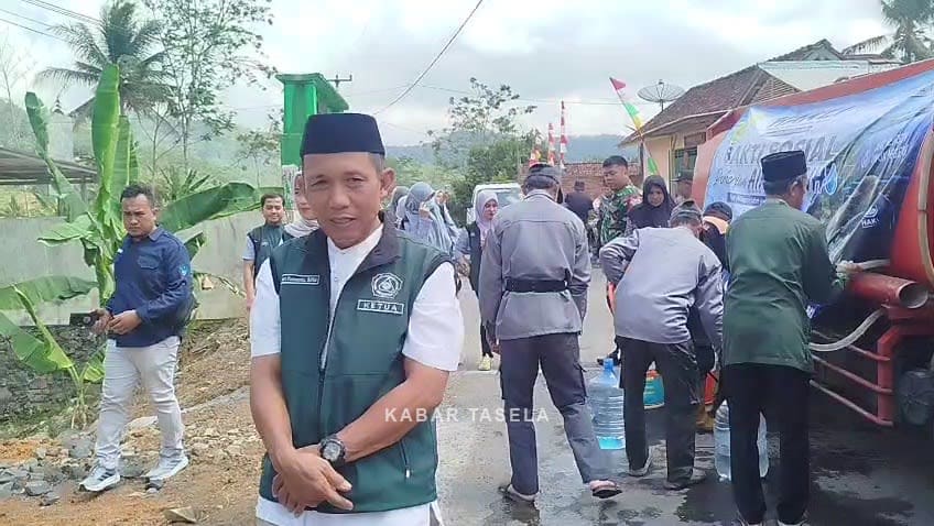 Respon Kebutuhan Warga Saat Kemarau, HAKLI Kabupaten Tasikmalaya Pasok 10.000 Liter Air Bersih di Bojongasih