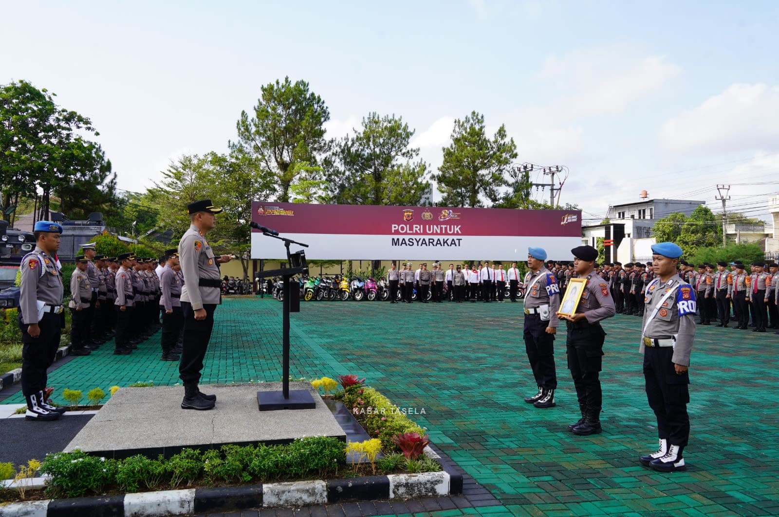 Tegakkan Kode Etik Institusi, Polres Tasikmalaya Kota Pecat Bripka Luky Ardiansyah Lewat Upacara PTDH