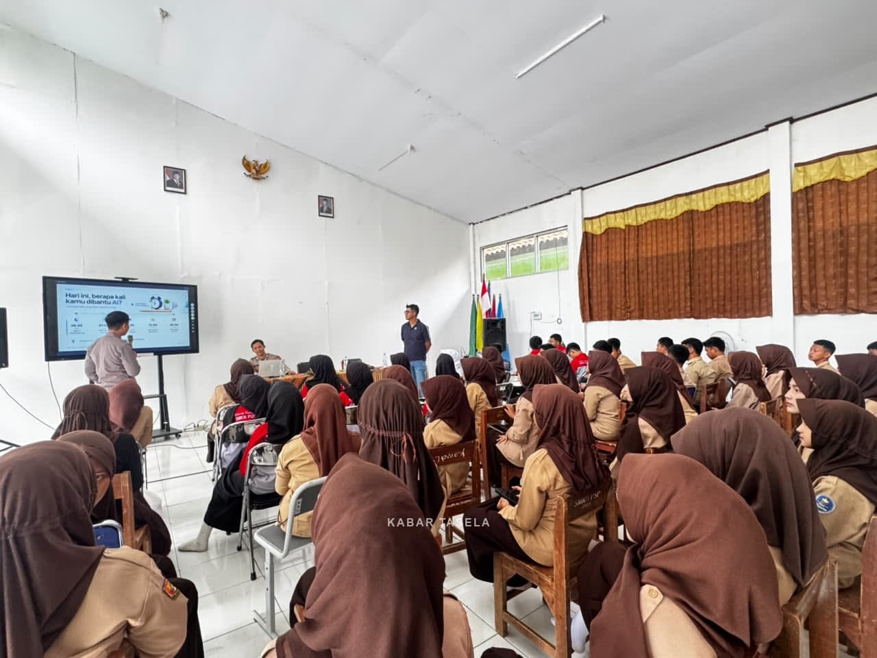 Cegah Penyalahgunaan Teknologi, Polres Tasikmalaya Gelar Sosialisasi Paham AI bagi Siswa SMKN 1 Puspahiang