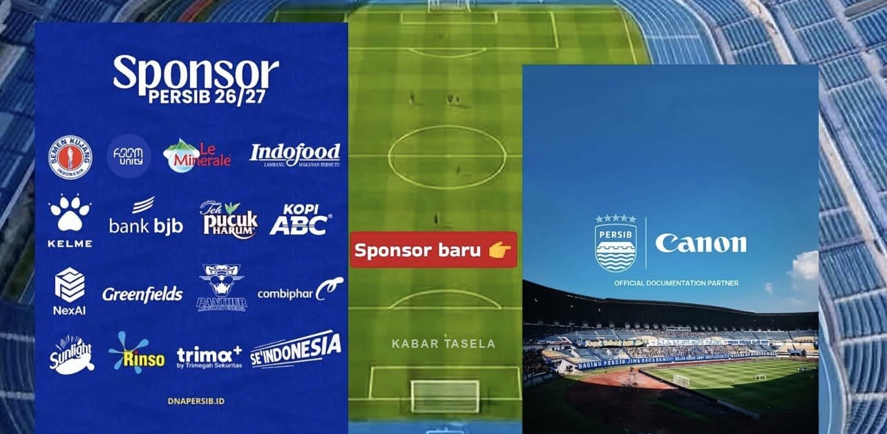 Jelang El Clasico vs Persija, Persib Bandung Resmi Gaet Canon Imaging Indonesia Sebagai Sponsor ke-17