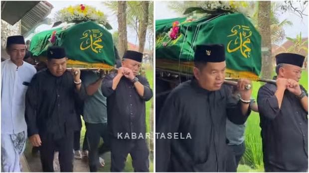 Momen Haru Pemakaman Kanaya Whu di Cisayong Tasikmalaya: Gubernur Dedi Mulyadi Turut Gotong Keranda Hingga Pemakaman