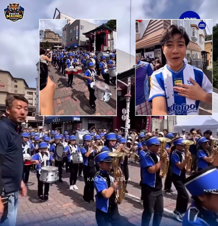 Haru dan Bangga! Bobotoh Disambut Marching Band Sekolah di Seoul Lewat Lagu 'Oh When The Blues'