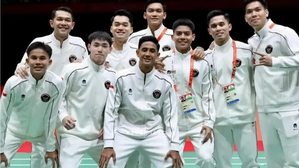 Comeback Spektakuler! Tim Bulu Tangkis Putra Indonesia Sabet Emas Pertama Asian Games 2026 Usai Tekuk China 3-2