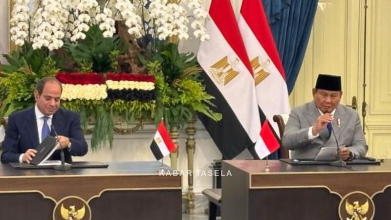 Pertemuan Istana Merdeka: Prabowo dan Presiden Mesir Kecam Permukiman Ilegal Israel di Palestina