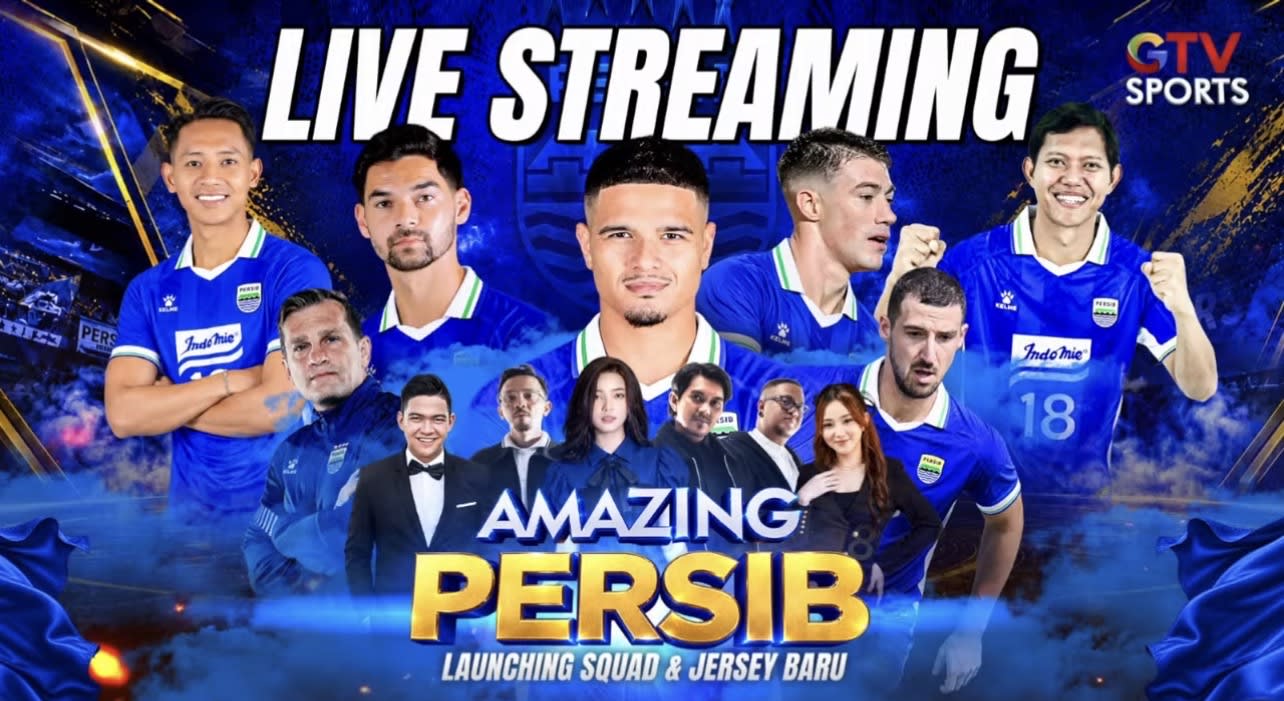 Jadwal dan Link Streaming Amazing Persib Pesta Biru 2026, Peluncuran Jersey Anyar Pangeran Biru
