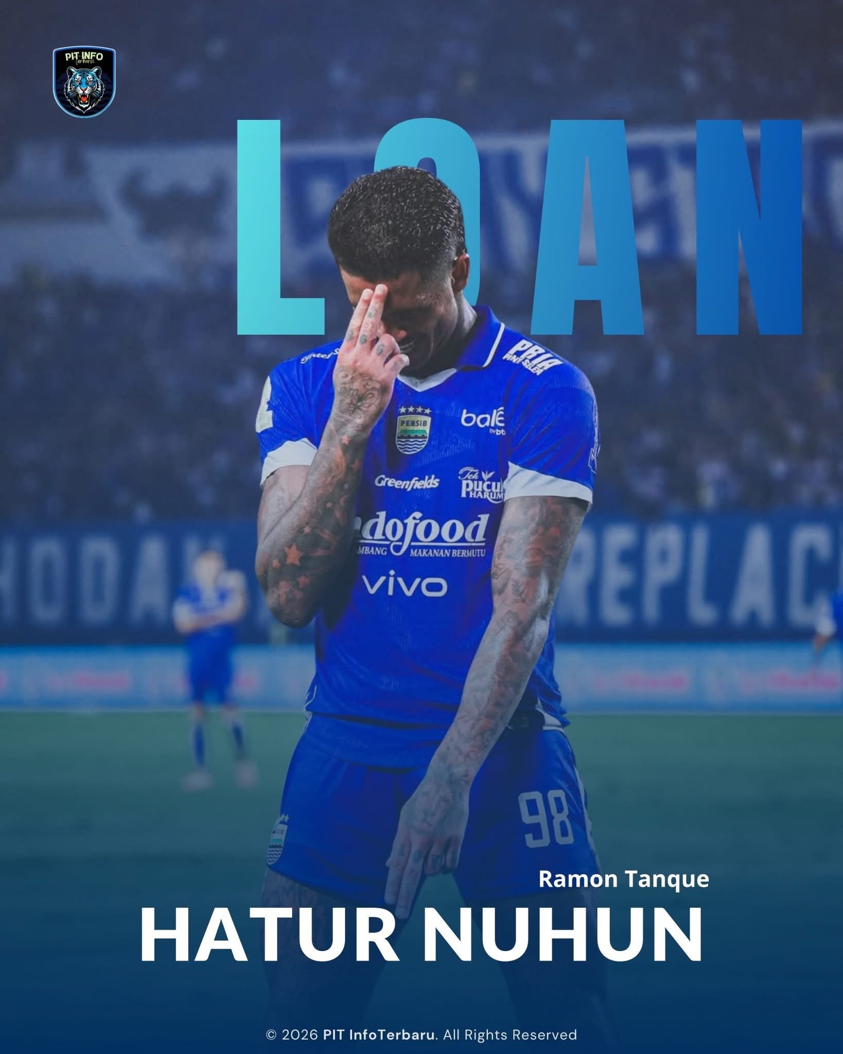 Absen di Acara Launching Skuad Persib, Ramon Tanque Dipastikan Bakal Dipinjamkan