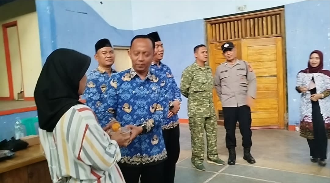 Tekan Angka Stunting, Puskesmas dan Muspika Karangnunggal Gelar Monev PMT Berbasis Pangan Lokal