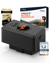 PAJ Blitzer- und Gefahrenwarner mit Verpackung - Warnmelder für Blitzer und Gefahrenstellen, Designed in Germany