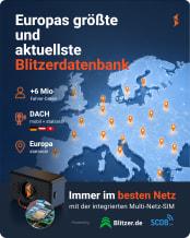 Europas größte und aktuellste Blitzerdatenbank - über 6 Mio. Fahrerdaten, mit blitzer.de und SCDB