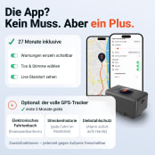 App zum PAJ Blitzer- und Gefahrenwarner: Live-Karte mit Route, OBD-Toneinstellungen, einzeln schaltbare Warnungen und optionaler GPS-Tracker