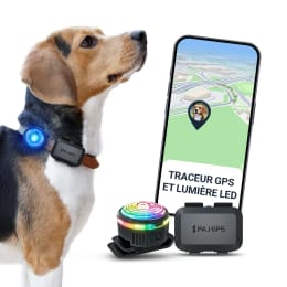 chien avec le PAJ PET Finder Mini
