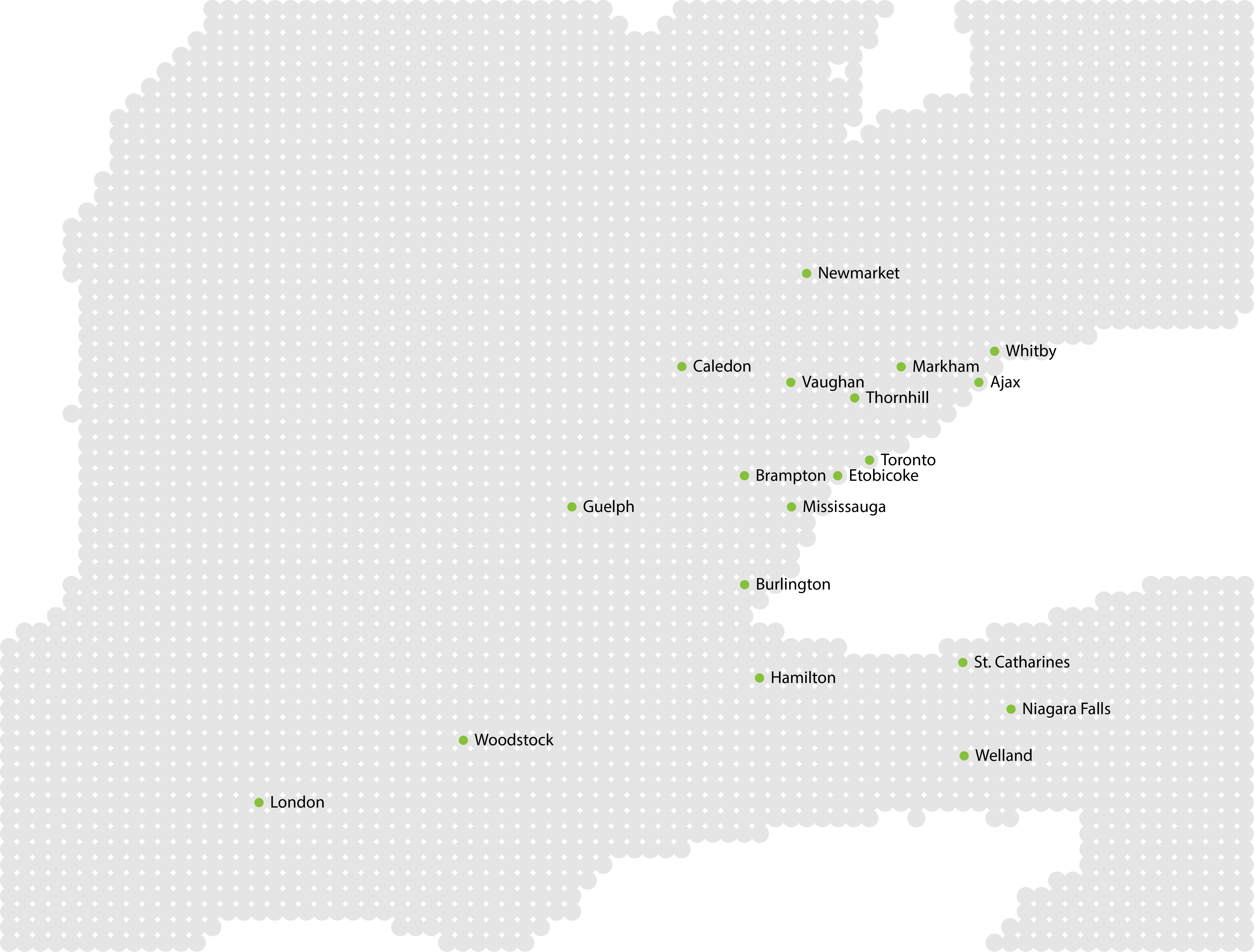 MedCare Clinics locations across the Greater Toronto Area
