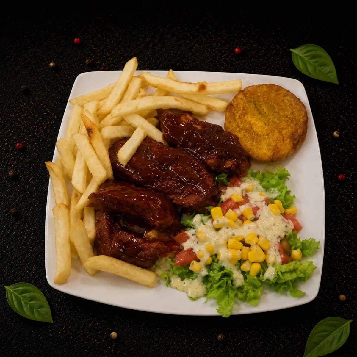 Costillas BBQ (Plato)